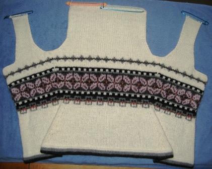 completed bodice